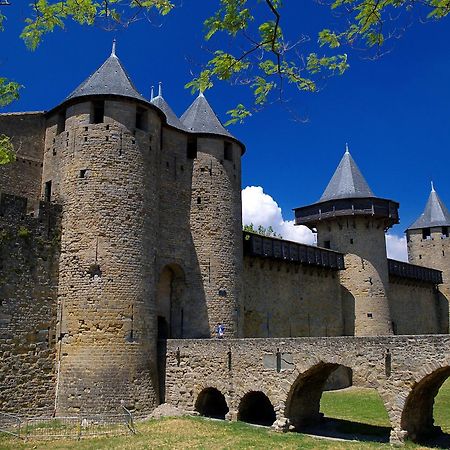 Ma Pierre A L'Edifice, Face A La Cite Vue Sublime, Studio Avec Terrasse Carcassonne Buitenkant foto